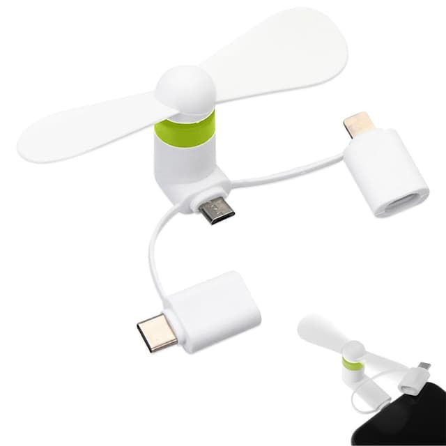 🌀 TUKNN Mini-Handy-Lüfter 3-in-1 📱🌬️