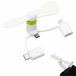 🌀 TUKNN Mini-Handy-Lüfter 3-in-1 📱🌬️