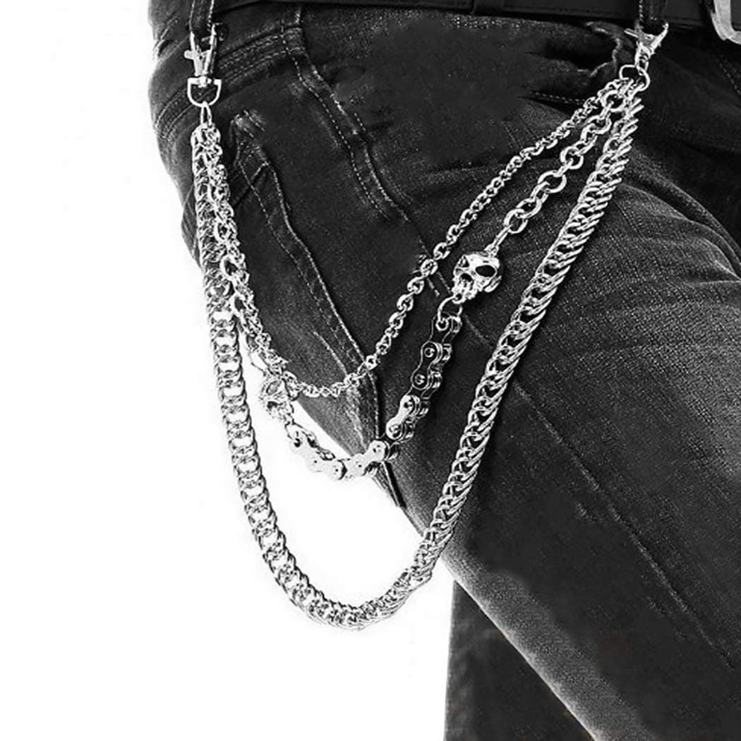 🔗 ZOYLINK Hose Kette Jean Brieftasche Kette - Hip Hop Gothic Punk Fashion für Männer 🔥