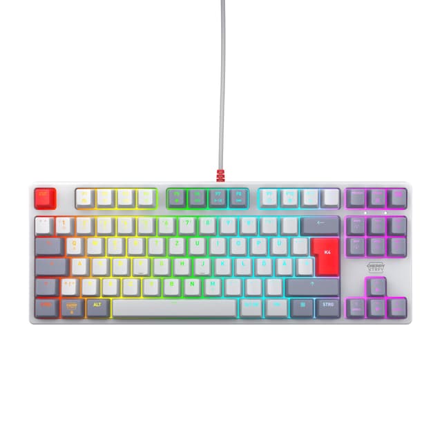 🎮 CHERRY XTRFY K4V2 TKL Gaming-Tastatur ohne Nummernblock 🌈
