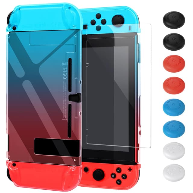 🎮 FYOUNG Nintendo Switch Schutzhülle & Zubehör-Set 🔴🔵
