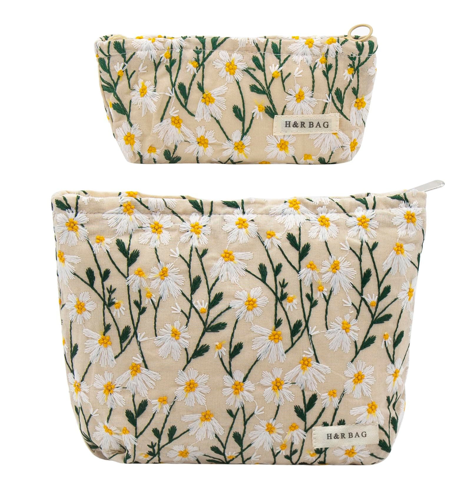 🌸 2er Set Kosmetiktasche für Mädchen - Schminktasche Organizer Geschenk 🌺