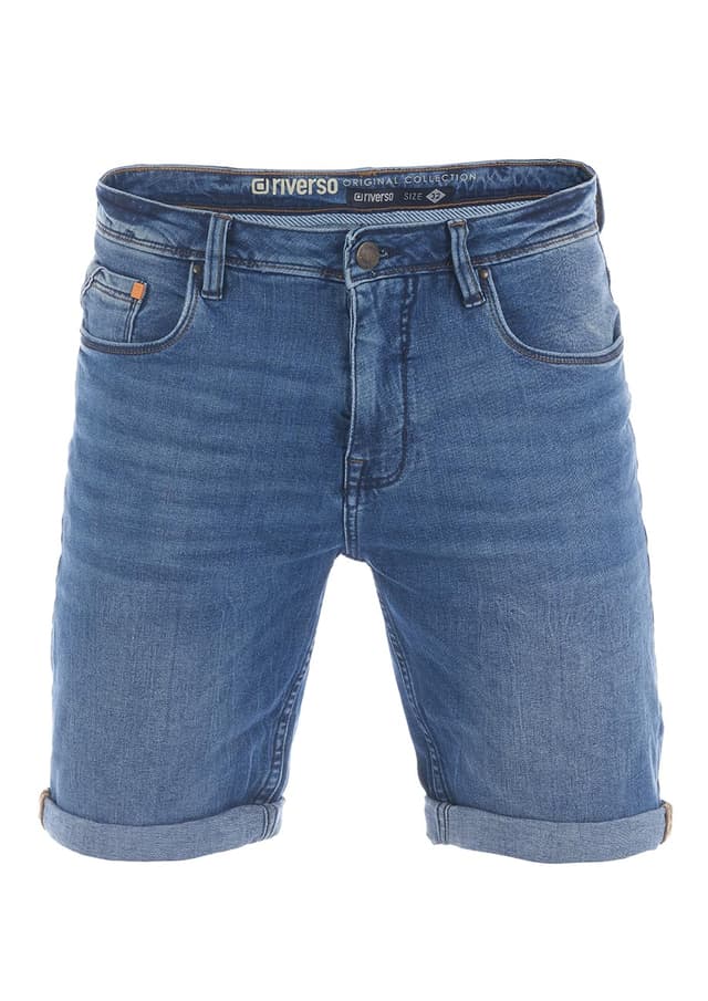 Riverso Jeans Shorts Herren Sommer Bermuda 🩳