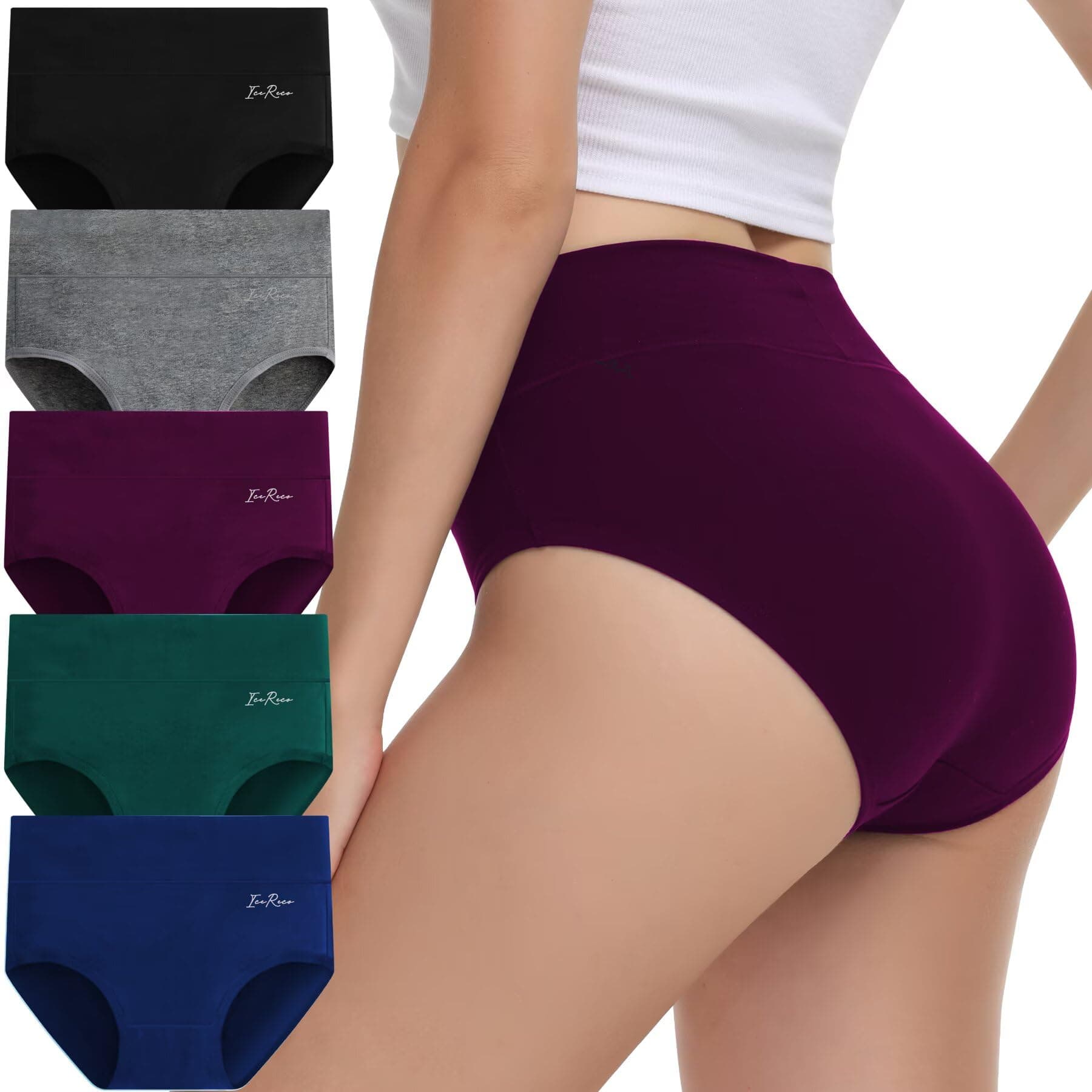 IceReco Unterhosen Damen Baumwolle 5er Pack 🩲🌈