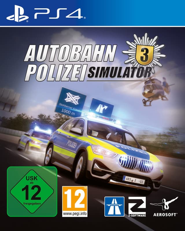 Aerosoft GmbH Autobahn-Polizei Simulator 3 - [Playstation 4] Playstation 4 Standard Edition 🚓🛣️