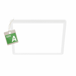 🌟 BRILONER - LED Deckenleuchte Effizienzklasse A, ca. 50.000h Licht, 11W bei 2400lm, LED Panel flach, helle energiesparende Deckenlampe Wohnzimmer, Küchenlampe, Wohnzimmerlampe 29x29x3 cm, Weiß Eckig 29 cm 🌟