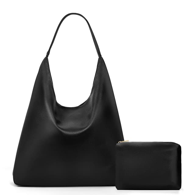 GSenhui Hobo Bag Groß Handtasche Shopper Tasche Damen 😍 Weiche Leder Slouchy Tote Bag Vintage Schultertasche