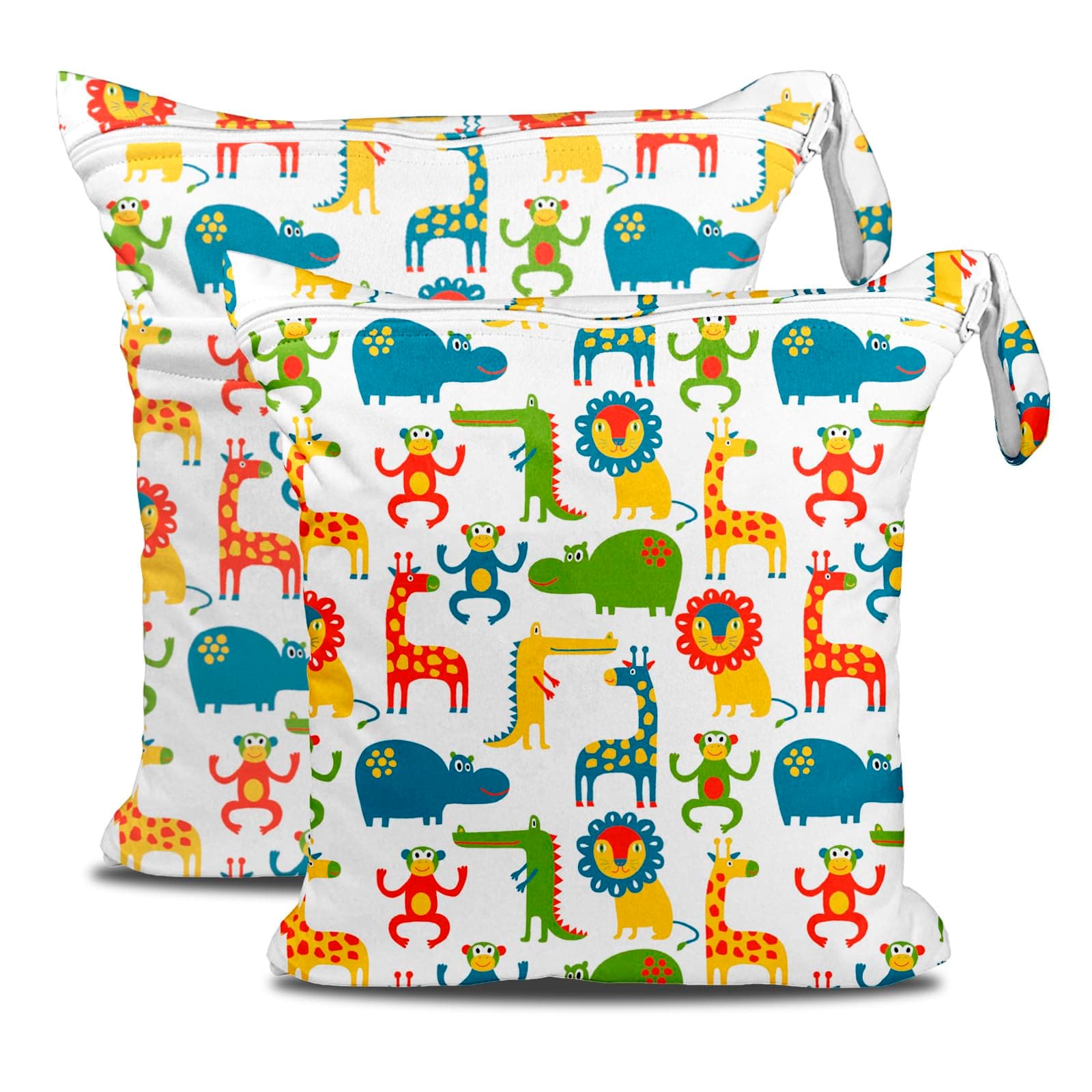 👶🎒 ROELLY Wetbag Kindergarten - Nassbeutel für Kinder 🦁🐰
