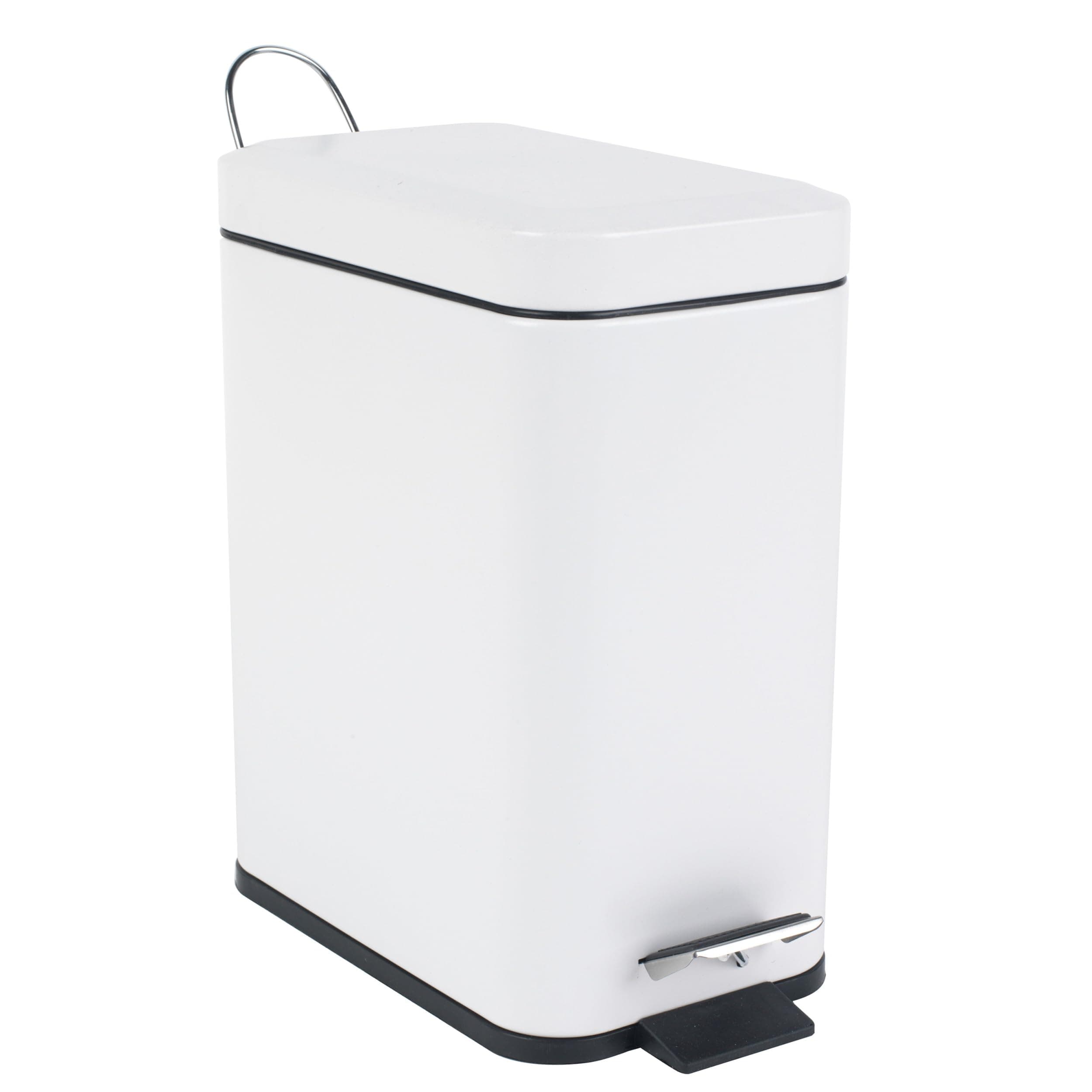 Beldray LA041173WHT Treteimer für Badezimmer 🚮 Weiß Rechteck Weiß