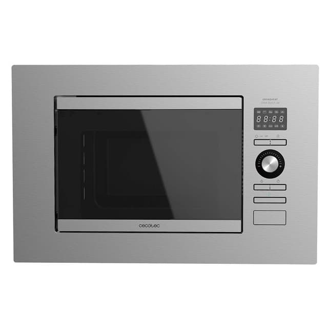 🔥 Super Deal! Cecotec Einbaubarer Digitaler Mikrowellenherd GrandHeat 2090 Built-In Steel