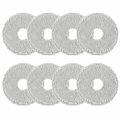 8 Stück Wischtücher für ECOVACS DEEBOT X2/T20/T20e/T30/T50 OMNI, T30S Pro/Combo für Xiaomi X20/X10+ Plus für Dreame L10s/L10/L20/X40/L40/X50 Ultra Saugroboter