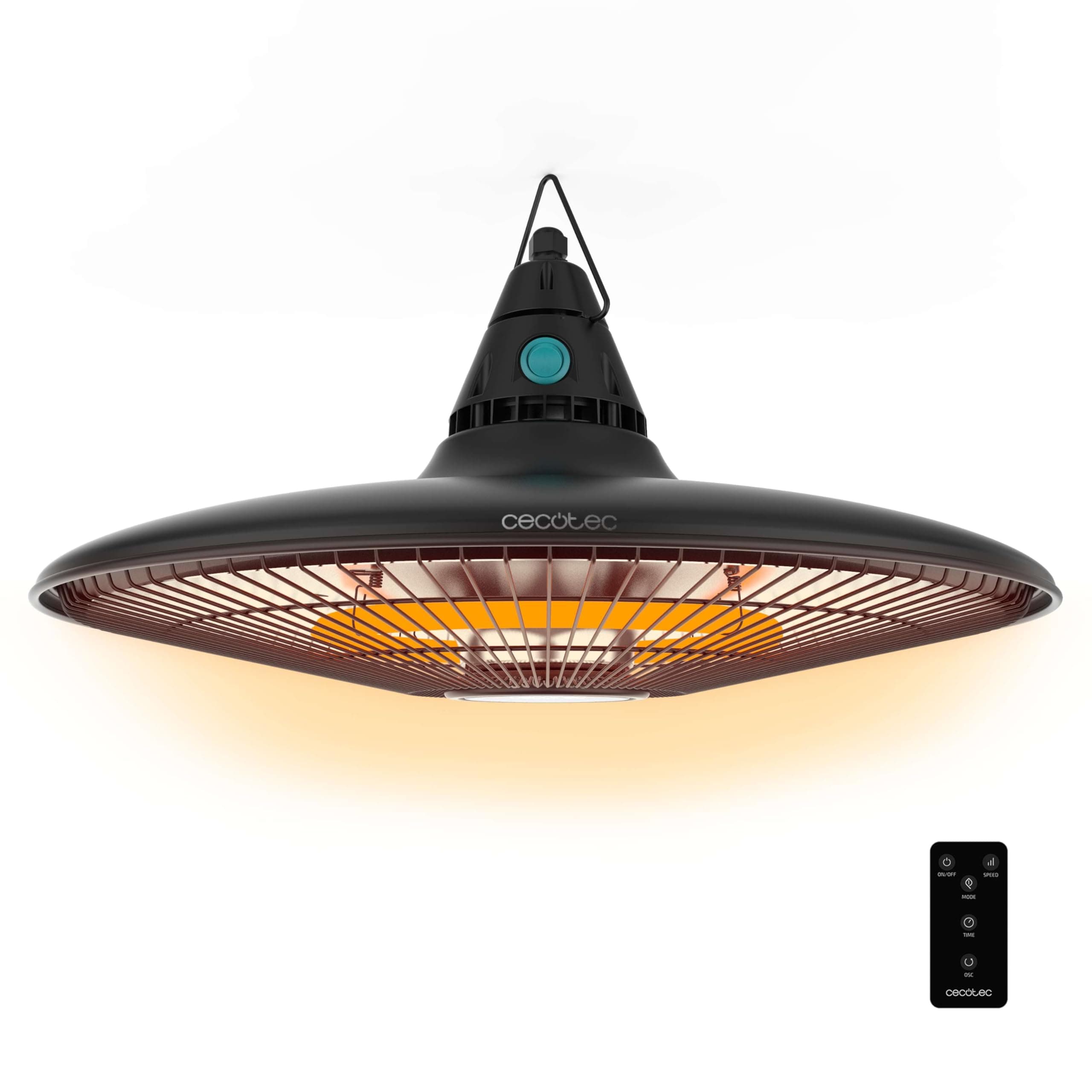 🔥 Deal des Tages! 🔥 Cecotec Elektrischer Außenheizlüfter zur Deckenmontage ReadyWarm 1500 Power Ceiling