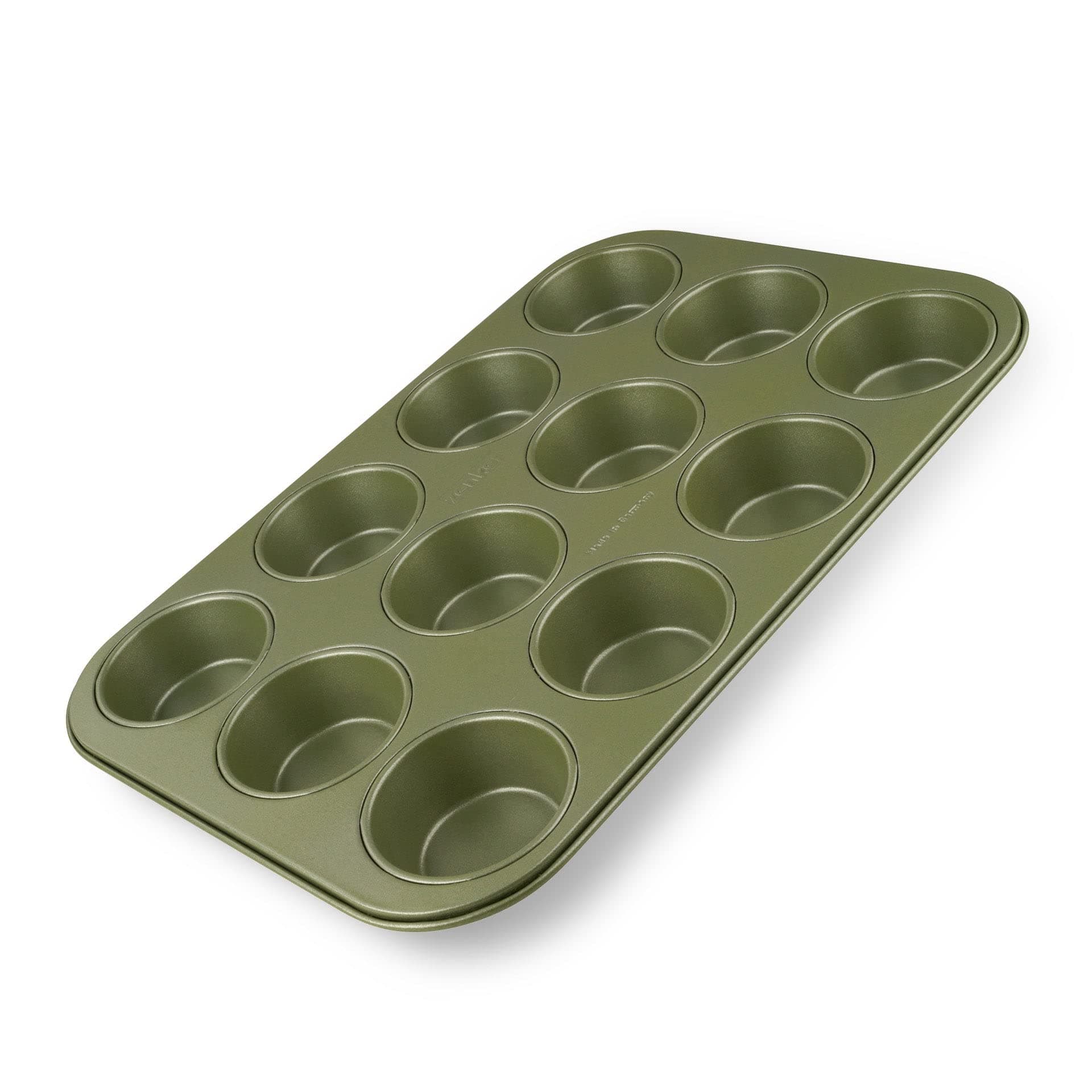 Zenker Muffinform für 12 Stück 🧁 Hochwertige Backform in grün 🌿