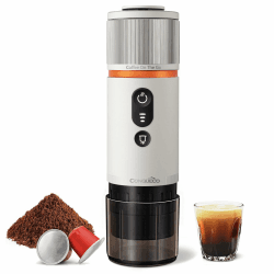CONQUECO Tragbare Espressomaschine Elektrische Kaffeemaschine 🚗☕️