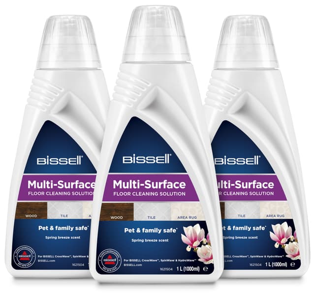 🌟 BISSELL Multi Surface Reinigungslösungen Pack! 3 x 1 Liter 🌟