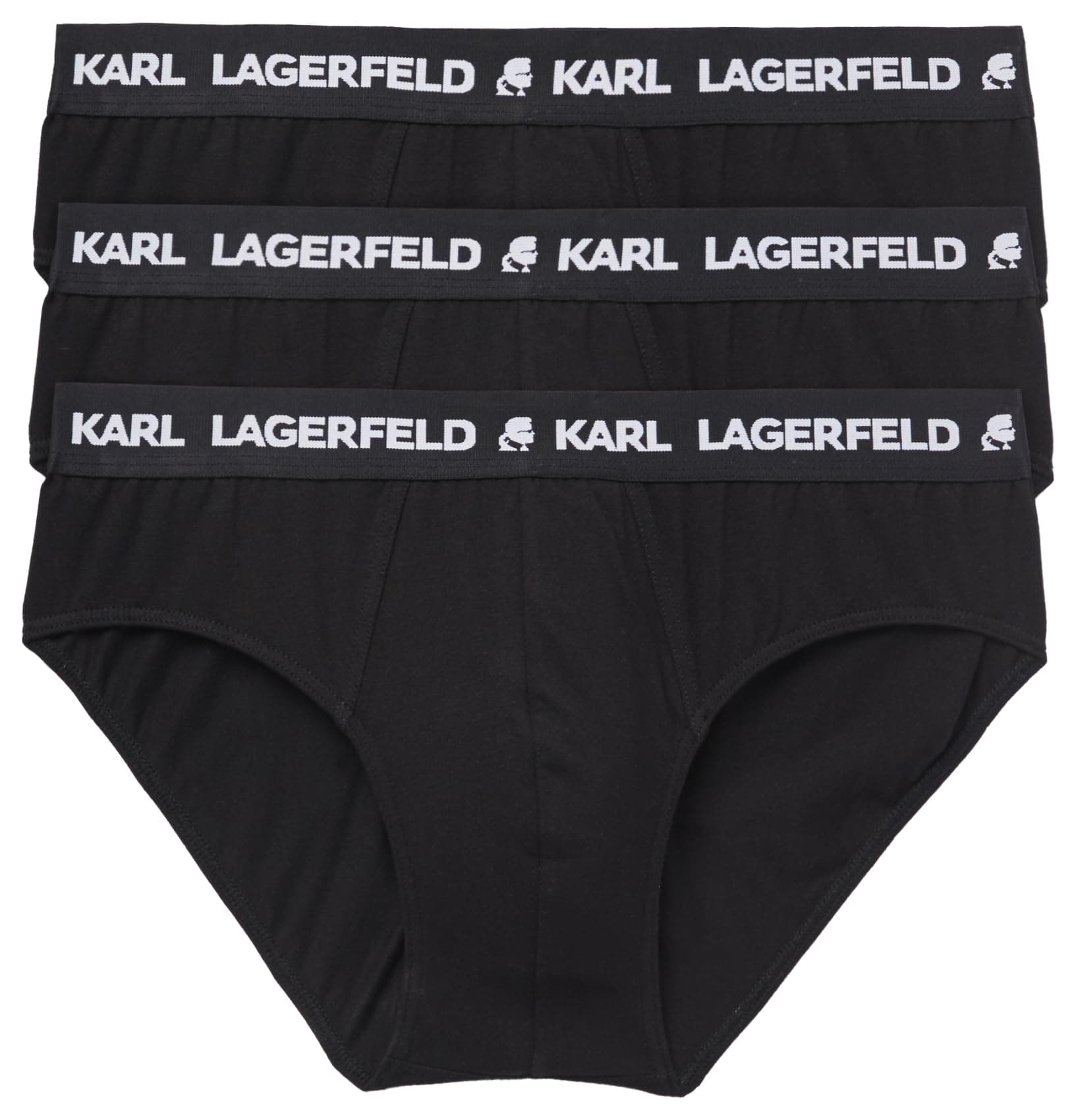 🔥 Angebot: KARL LAGERFELD Herren Slips (X3) - Schwarz
