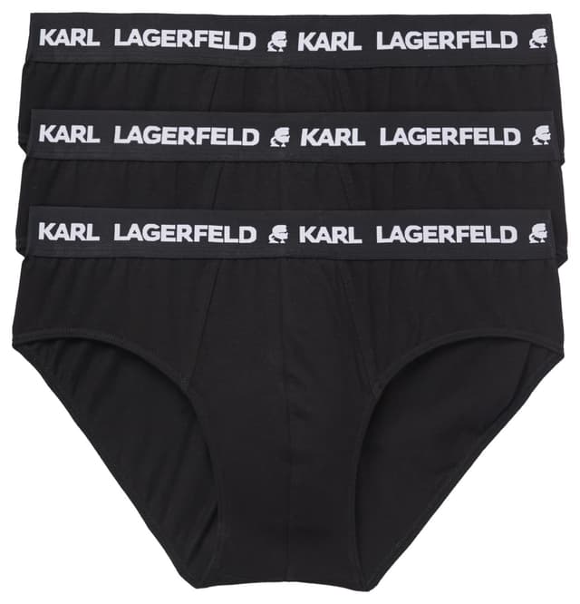 🔥 Angebot: KARL LAGERFELD Herren Slips (X3) - Schwarz