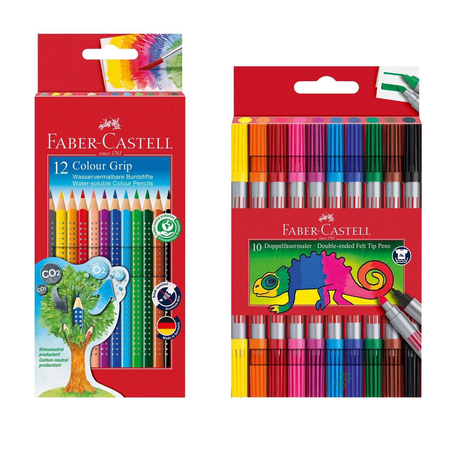 🌈 Faber-Castell Stifte Set | 22-teilig | Für Kinder und Erwachsene ✏️🎨