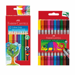 🌈 Faber-Castell Stifte Set | 22-teilig | Für Kinder und Erwachsene ✏️🎨
