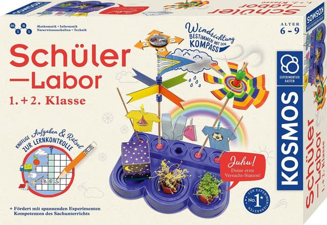 KOSMOS 636111 Schülerlabor - Experimentierkasten für Kinder