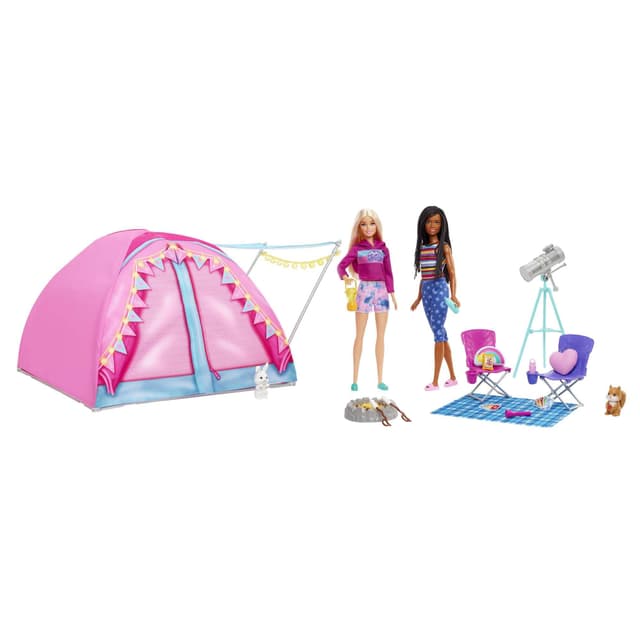 Barbie Abenteuer zu zweit Camping-Spielset mit Zelt 🏕️