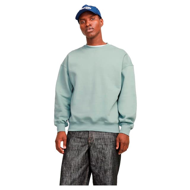 🔥 Super Angebot! JACK & JONES Herren Jjeurban Edge Sweat Crew Neck Noos Sweatshirt XS Iceberg Green