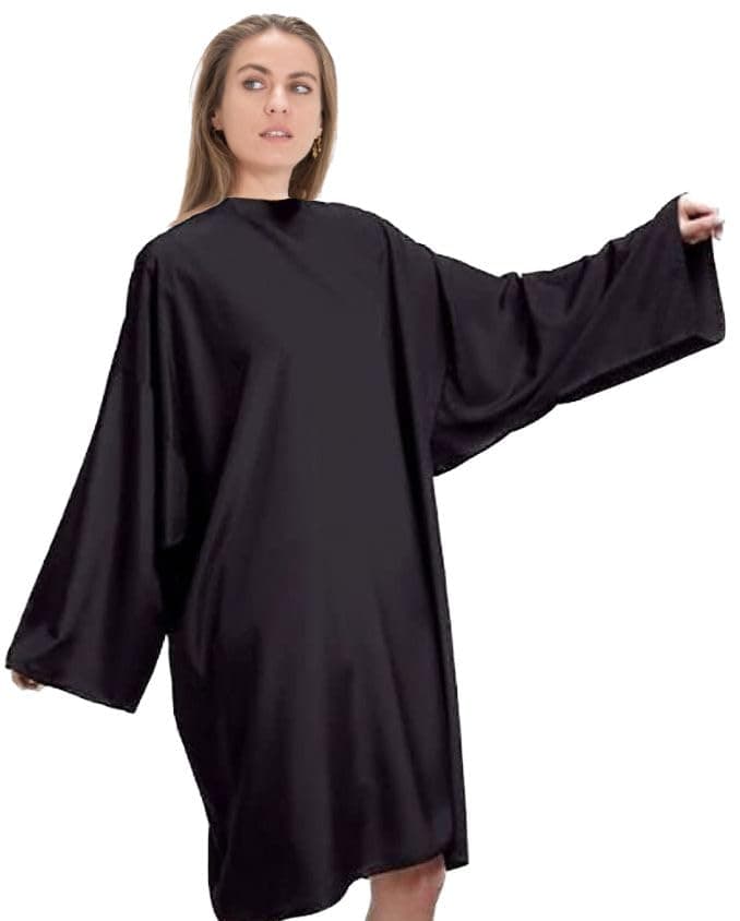 🌟 IC-collection Kimono Kittel Schwarz mit Ärmel 🌟