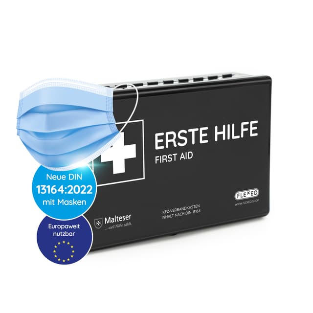 KFZ-Verbandkasten nach DIN 13164 | Erste Hilfe Set 🚑