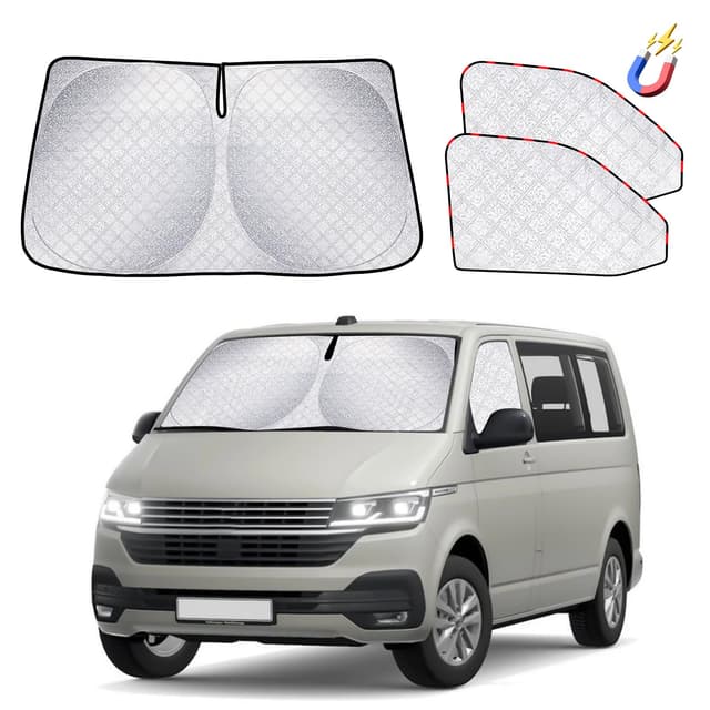 🚗 ZATOOTO Sonnenschutz Auto Frontscheibe passend für VW T5 T6 🌞
