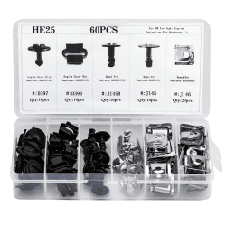 60 Stk Auto Befestigung Clips 🚗 Auto Unterbodenabdeckung Schrauben Angebot bei HelloDeals