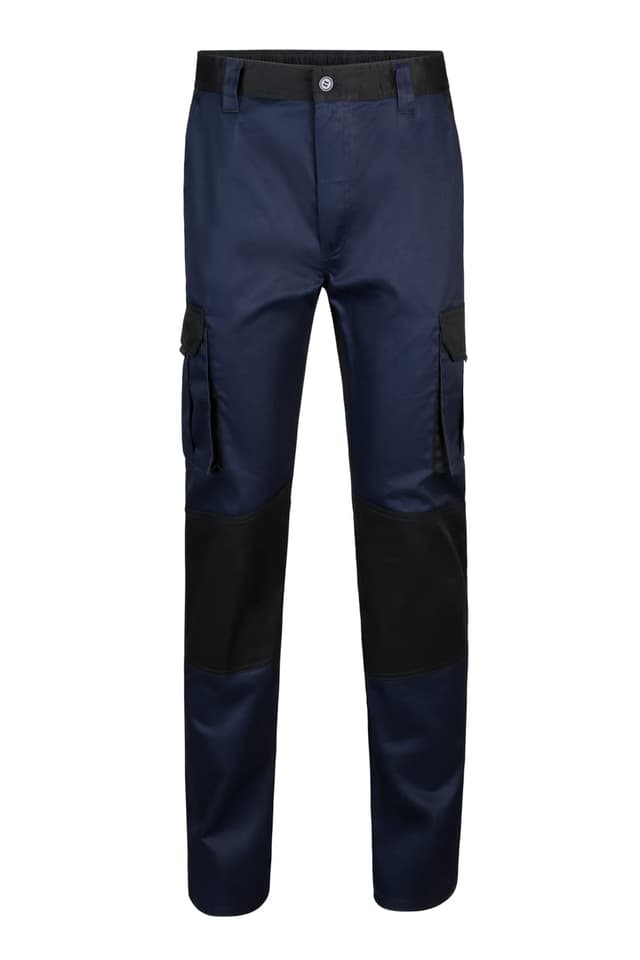👖 VELILLA 103020B: Marineblaue und schwarze Hose mit vielen Taschen, Größe 38