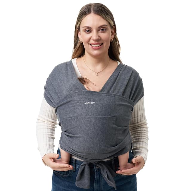 👶🏼🌟 Momcozy Baby Tragetuch Neugeborene – Atmungsaktives Tragetuch für Hände frei