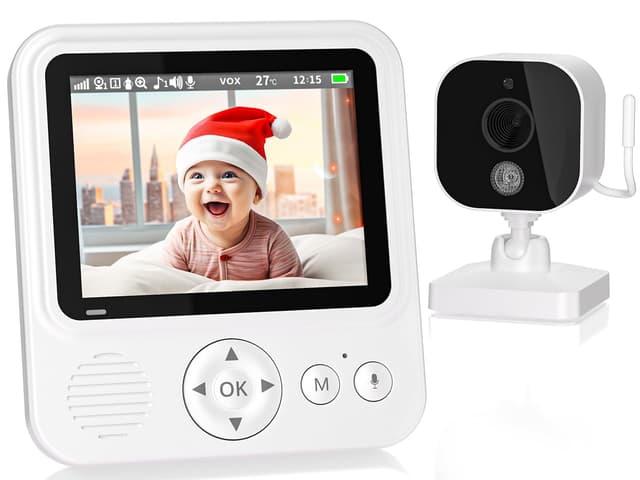 👶📹 OBVHNUA Babyphone mit Kamera 720p IPS Video 2,8 Zoll 👶📹