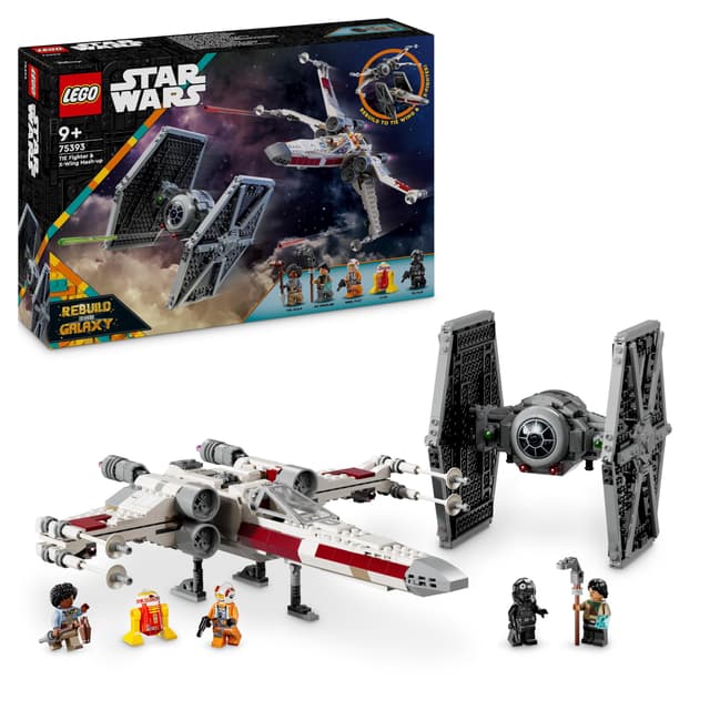 LEGO Star Wars 75393 Mashup aus TIE Fighter & X-Wing Spielzeug 🚀🌌