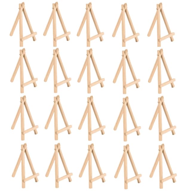 AMFUN 20 Stück Mini Staffelei aus Naturholz 🎨🌟