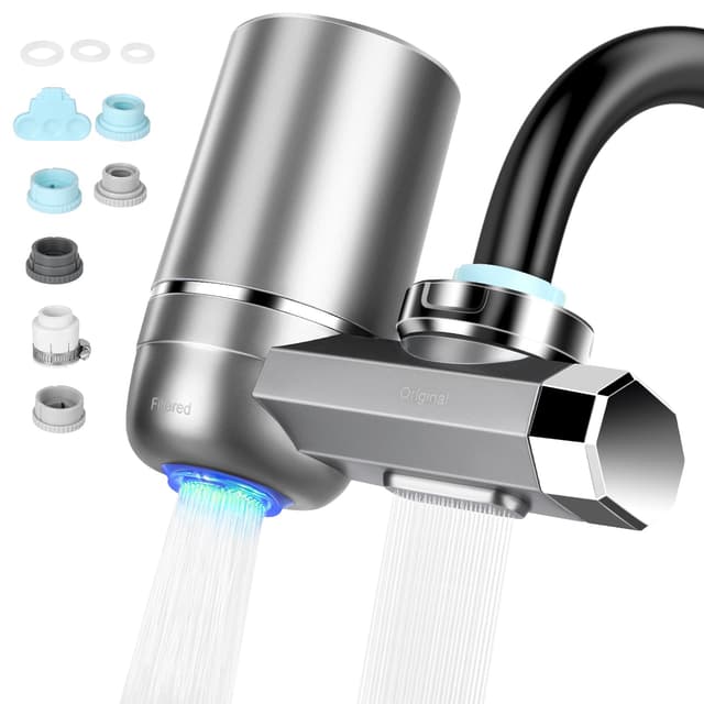 Wasserfilter Trinkwasser mit Blaulicht 🚰💡