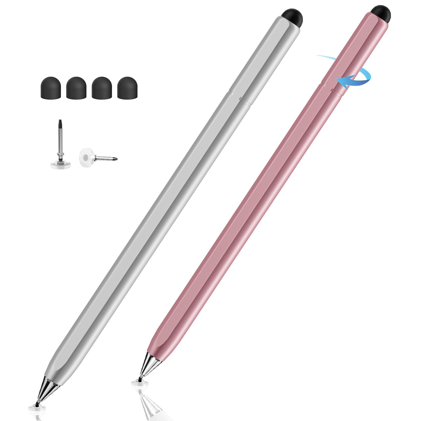 Tablet Stift Für Alle Tablets, DIGIROOT 2-in-1 Drehbarer Tablet Stift 📱✏️