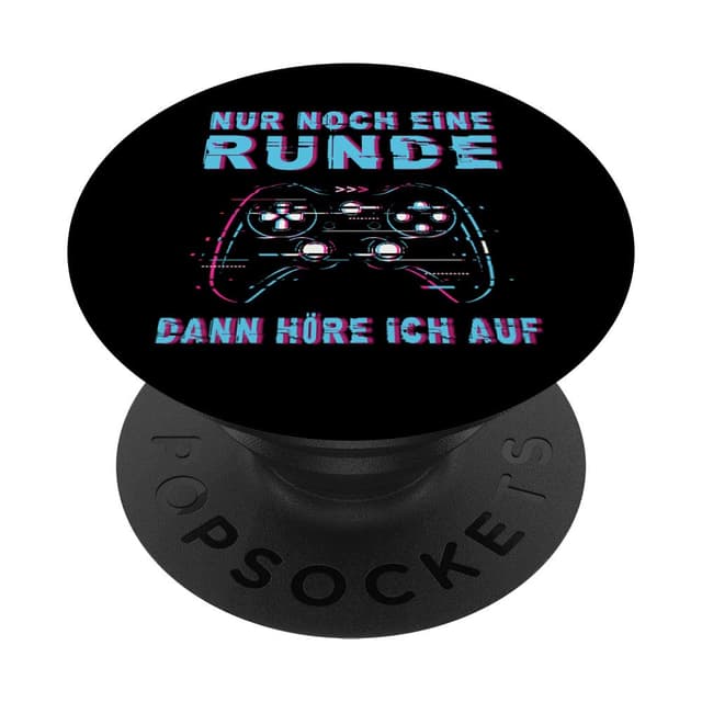 🎮 Nur noch eine Runde dann hör ich auf Gamer Zocken Geschenk PopSockets PopGrip 🕹️