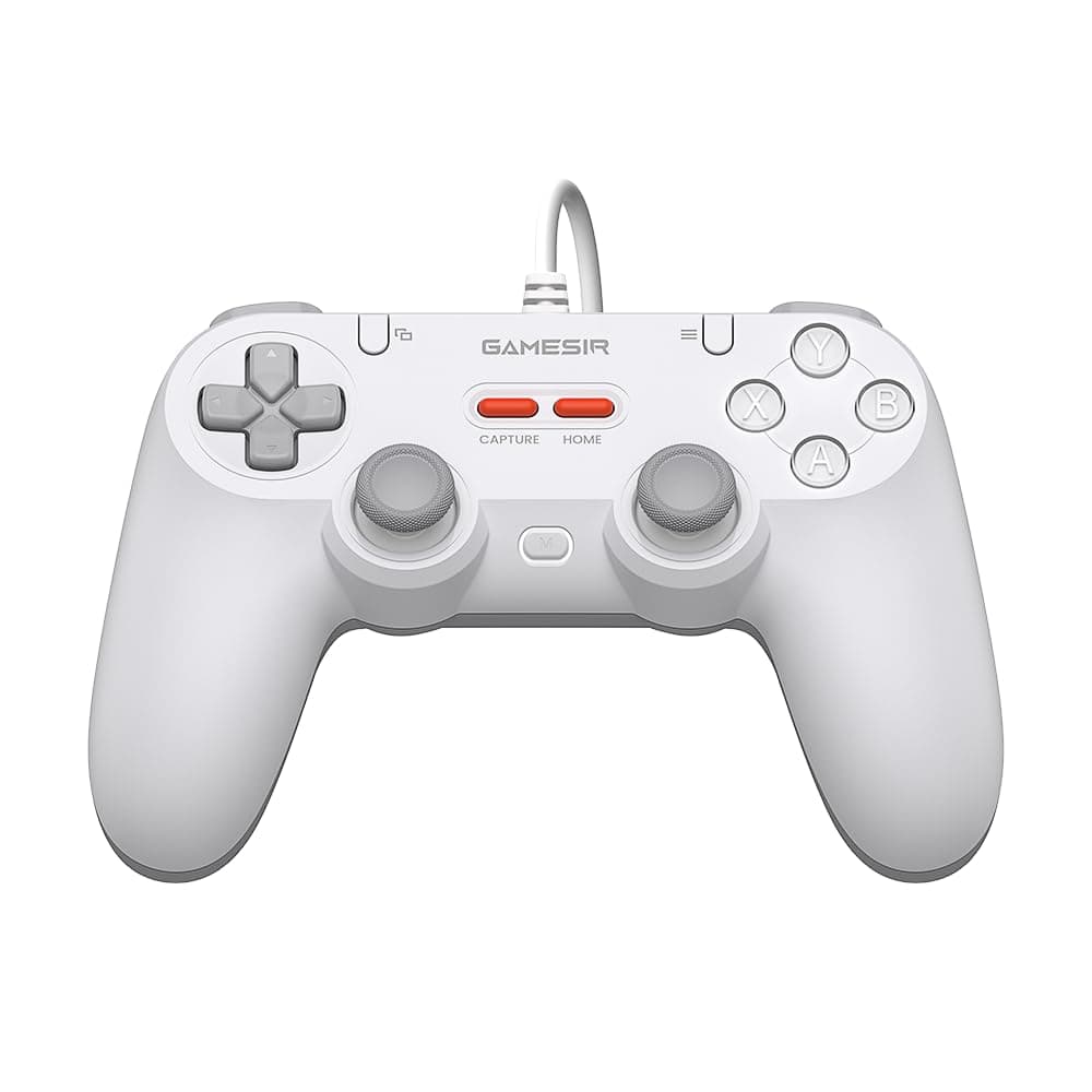 🎮 GameSir Tegenaria Lite Kabelgebundenes Gamepad - 1000Hz, Ultrageringe Latenz, Hall-Effekt-Sticks, 2 Rücken-Tasten - Switch/PC/Android/iOS - Serene White Angebot!