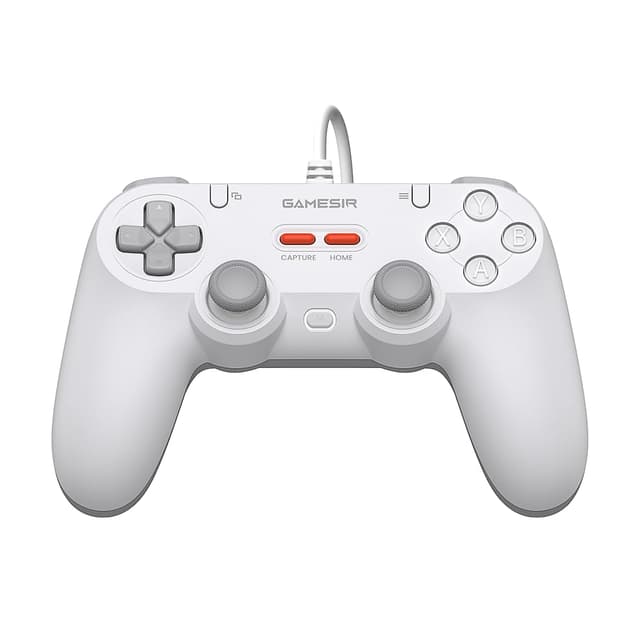 🎮 GameSir Tegenaria Lite Kabelgebundenes Gamepad - 1000Hz, Ultrageringe Latenz, Hall-Effekt-Sticks, 2 Rücken-Tasten - Switch/PC/Android/iOS - Serene White Angebot!