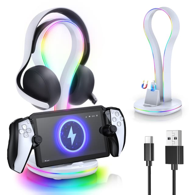 🎮 3-in-1 Magnetischer Ladeständer für Playstation Portal Remote Player