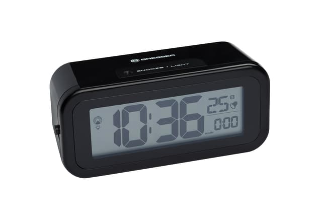 🕰️ Bresser DCF Funkwecker MyTime Amber mit bernsteinfarbener Hintergrundbeleuchtung