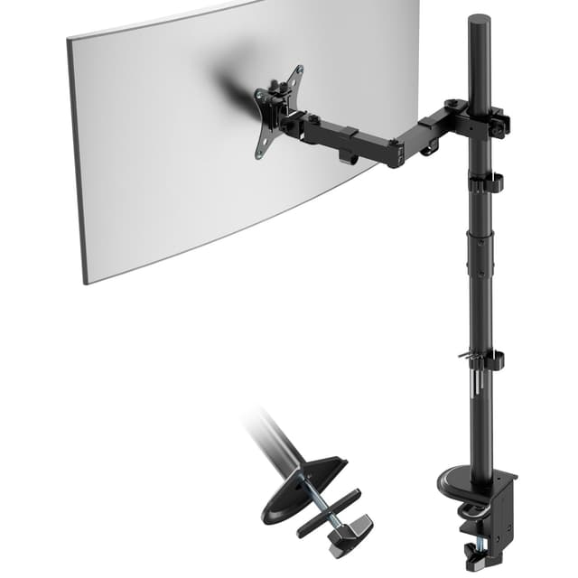 🖥️ PUTORSEN 80cm Hoch Monitor Halterung 1 Monitor | Ergonomisch und Vielseitig | 28.42€