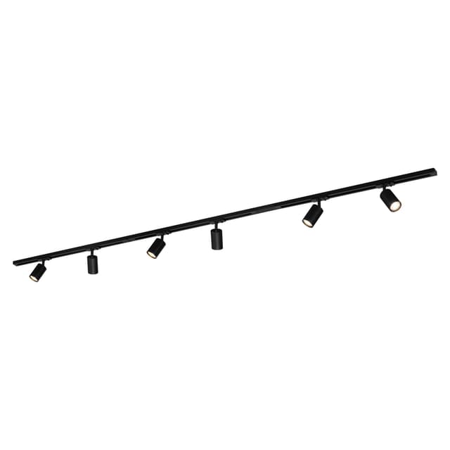🌟 BRILONER Schienensystem Rail Komplettset Schwarz - 6x GU10 Spots & Einspeisung 🌟