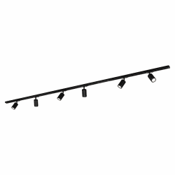 🌟 BRILONER Schienensystem Rail Komplettset Schwarz - 6x GU10 Spots & Einspeisung 🌟