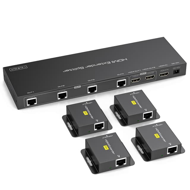 🌟 Angebots-Highlight! VEDINDUST HDMI Splitter Extender 1 in 6 out bis zu 50M 165FT 🌐📺