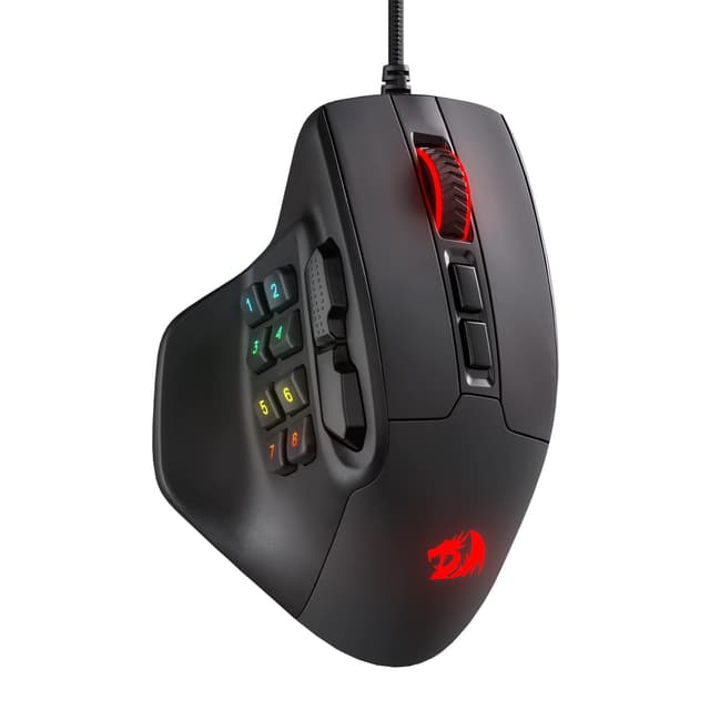 🎮 Redragon M811 Aatrox MMO Gaming Maus - 15 programmierbare Tasten