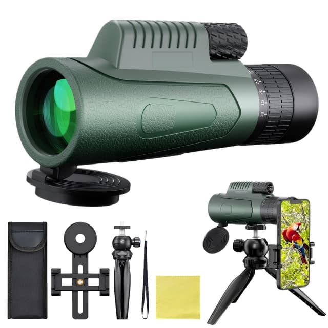 🔭🦅 GOHHME 10-30 X 50 Monokular Teleskop Fernglas 🌿🔍