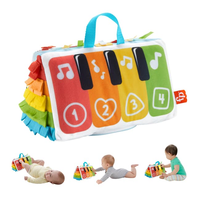 🎹 FISHER-PRICE Kick & Play Soft Piano 🎶 - Weiches und tragbares Pianospielzeug