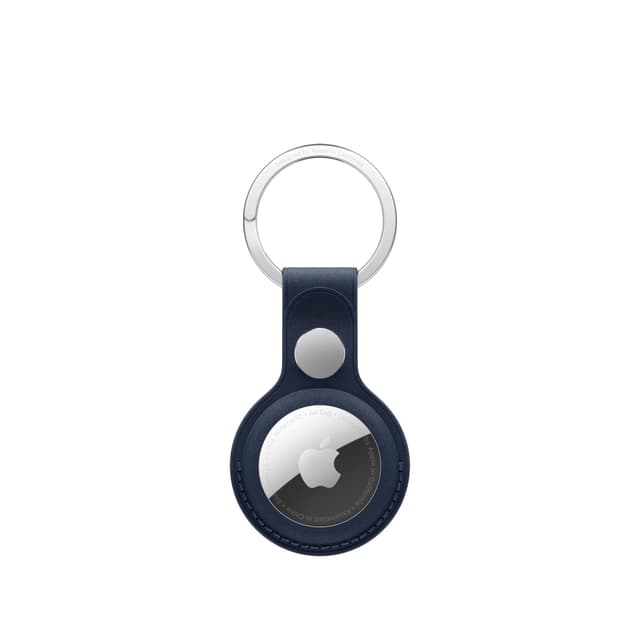 Apple AirTag Feingewebe Schlüsselanhänger – Tiefblau 🌀🔑